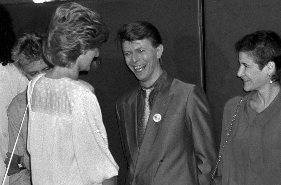 Princess Diana and David Bowie