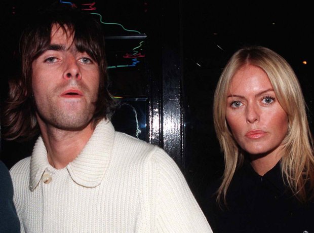 Liam Gallagher and Patsy Kensit in October 1996 at