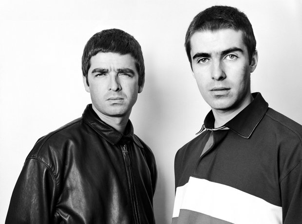 Oasis Noel and Liam Gallagher Be Here Now 1997