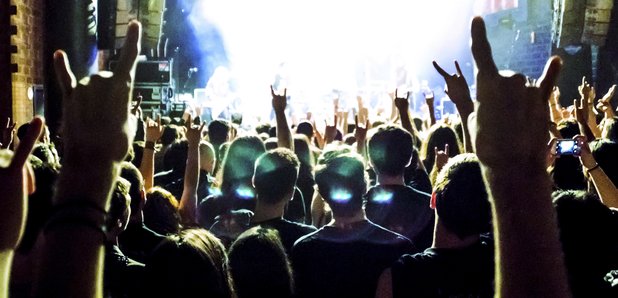Metal Gig stock image