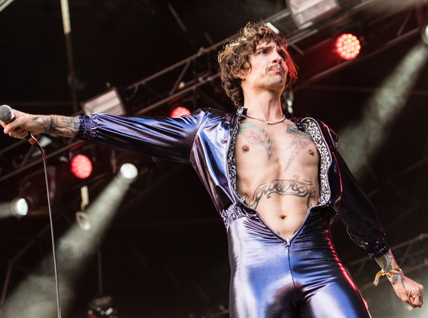 The Darkness' Justin Hawkins at Kendal Calling 201