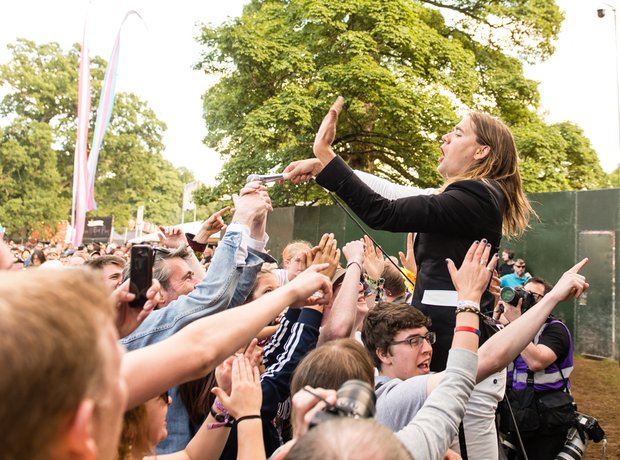 The Hives get in amongst the Kendal Calling Crowd