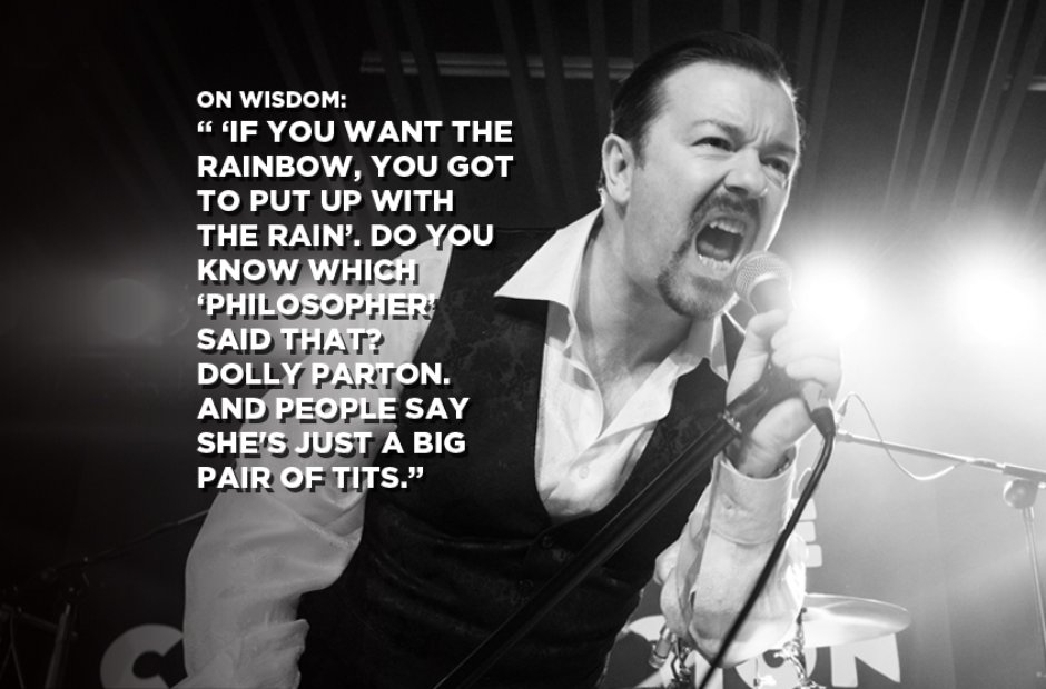 David Brent On Wisdom I m A Chilled Out Entertainer 