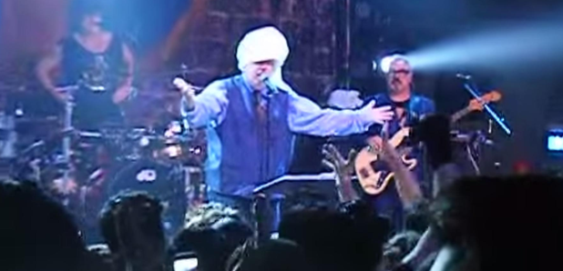 John Lydon Towel On Head After Struck