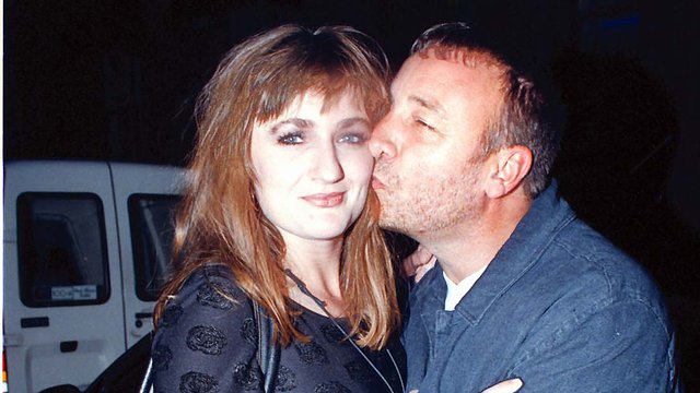 Peter Hook and Caroline Aherne around 1996