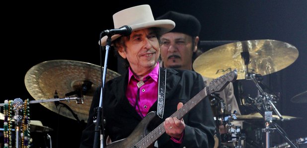 Bob Dylan performing in 2016