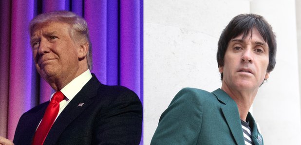Donald Trump and Johnny Marr