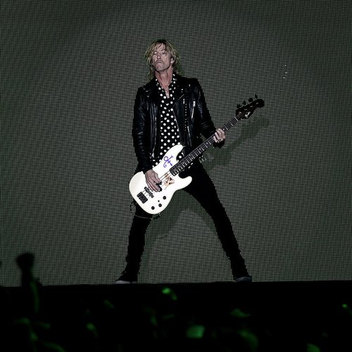 Guns N Roses Duff McKagan performing 2016