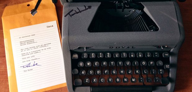 WATCH: Tom Hanks Gives Superfan Signed Typewriter After ...