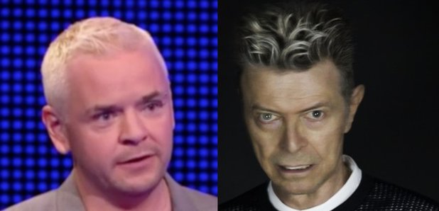Sean contestant on The Chase and David Bowie