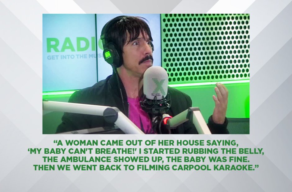ANTHONY KIEDIS ON SAVING A BABY’S LIFE, JUNE 2016
