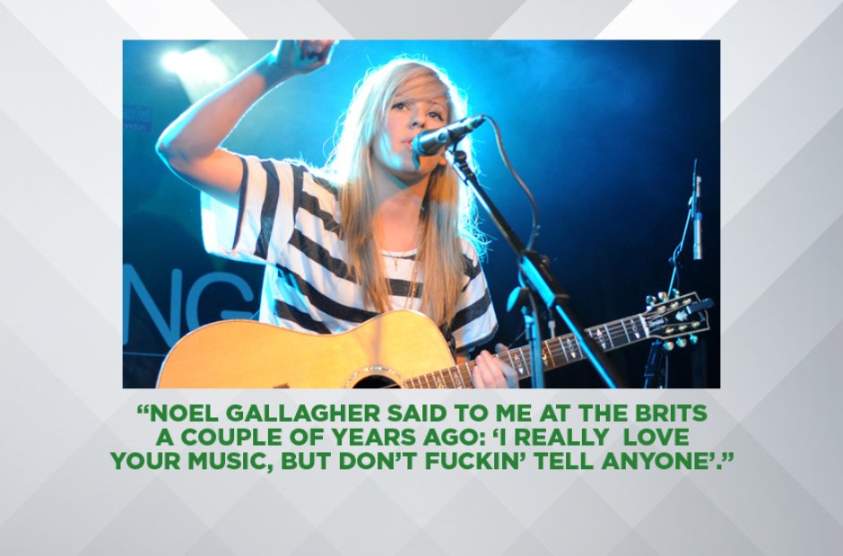ELLIE GOULDING ON NOEL GALLAGHER, APRIL 2016