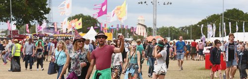 Isle Of Wight festival crowd