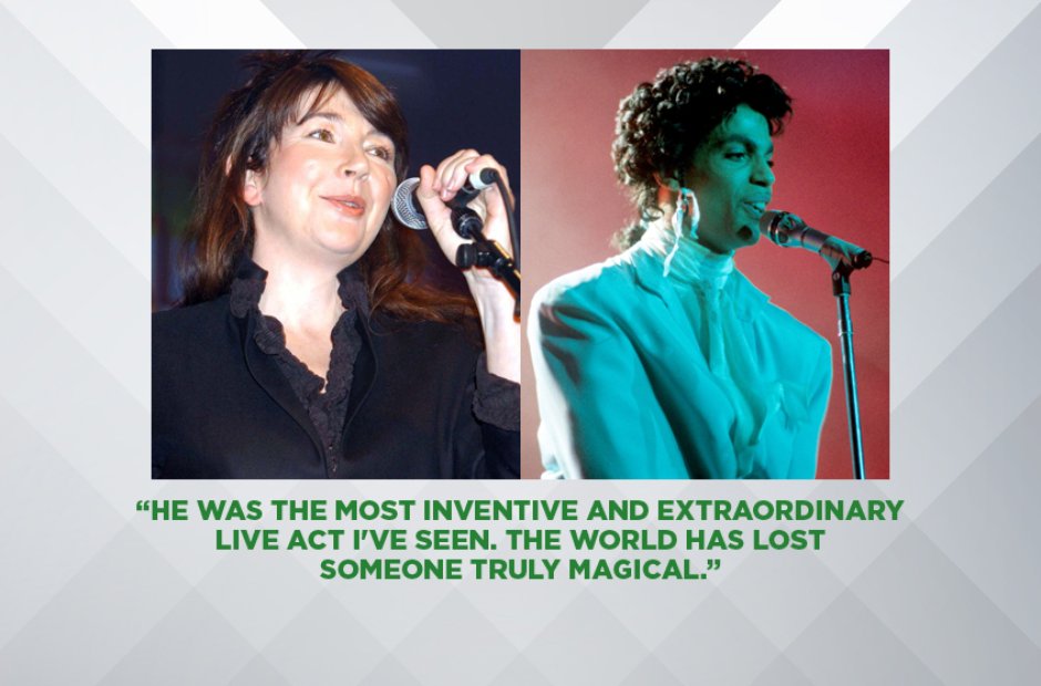 KATE BUSH ON THE DEATH OF PRINCE, APRIL 2016