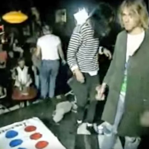 Nirvana playing Twister