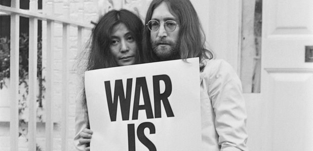 John Lennon and Yoko Ono 1969