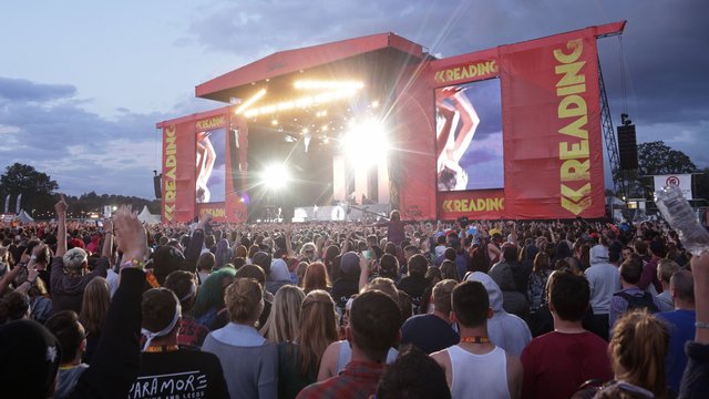 Reading Festival picture with stage 2014