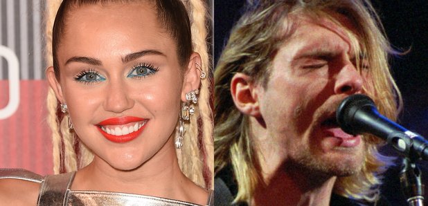 Miley Cyrus and Kurt Cobain