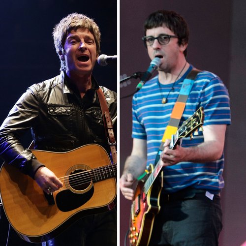 Noel Gallagher and Graham Coxon 