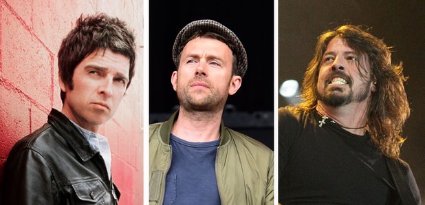 Noel Gallagher Damon Albarn Dave Grohl