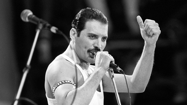 Freddie Mercury in 1985