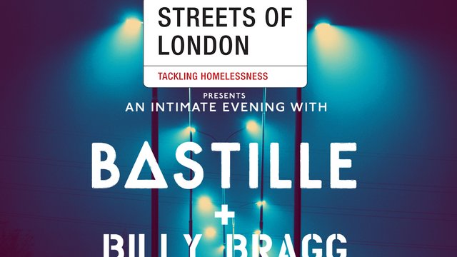 Streets Of London square Bastille charity gig post