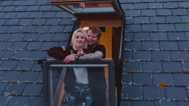 Ed Sheeran and Saoirse Ronan in Galway Girl video