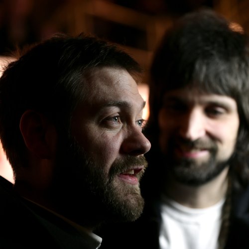Tom Meighan and Serge Pizzorno Kasabian NME Awards