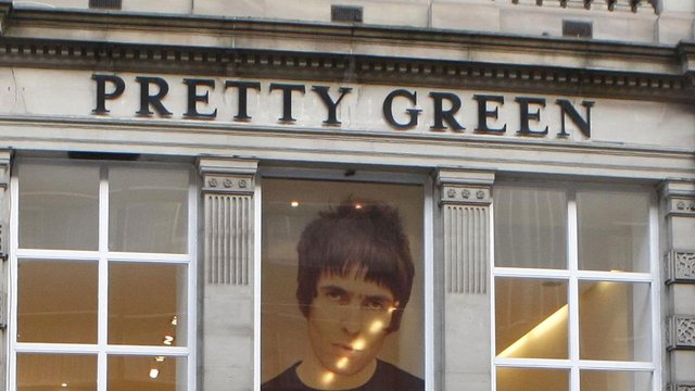 Liam Gallagher Pretty Green store Glasgow