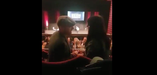Man proposes to girlfriend at Russell Brand Re:Bir