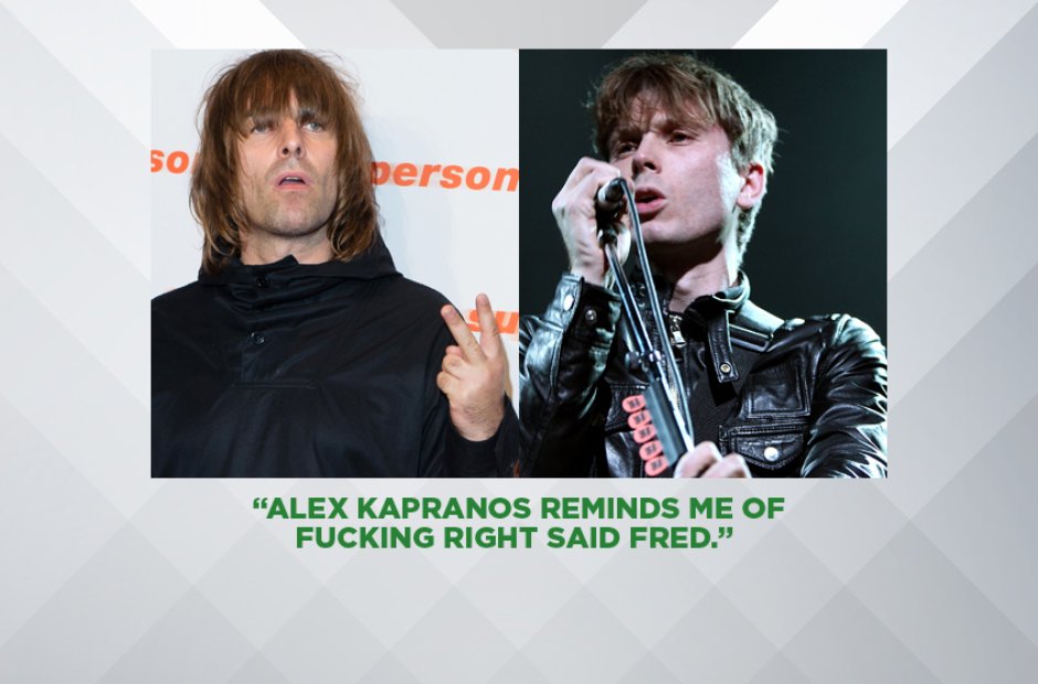 Liam Gallagher on Alex Kapranos of Franz Ferdinand