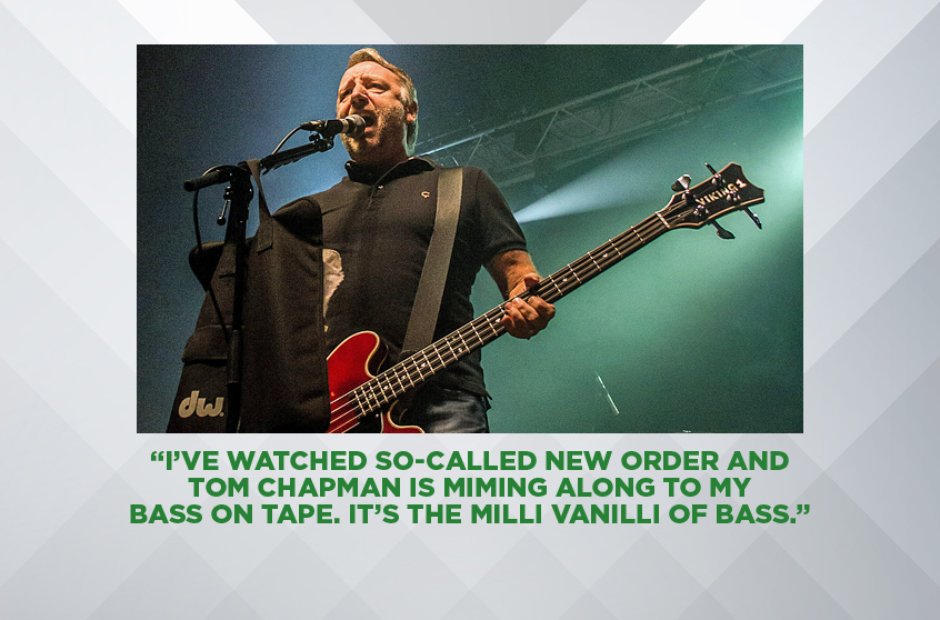 Peter Hook on the new New Order line-up