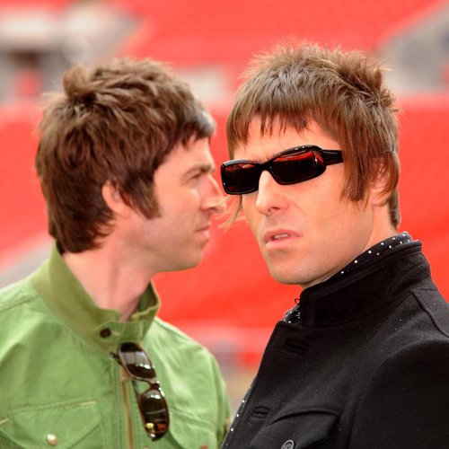 Noel and Liam Gallagher Wembley Stadium 2008