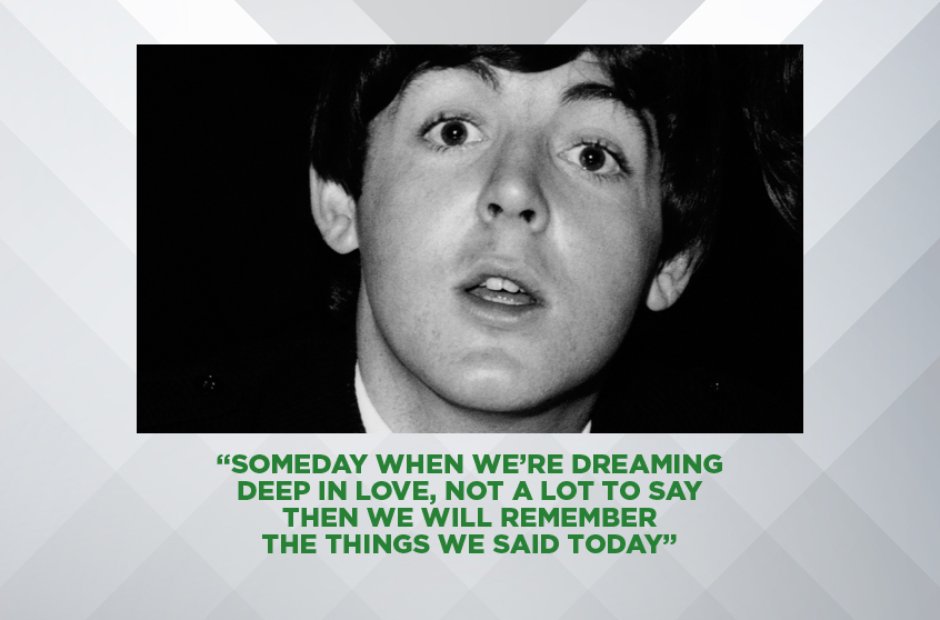 Things We Said Today, 1964