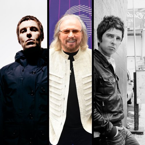 Liam Gallaher, Barry Gibb, Noel Gallagher