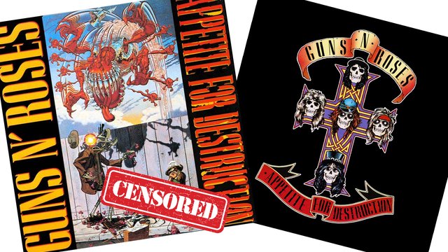 Guns N'Roses Banned Cover