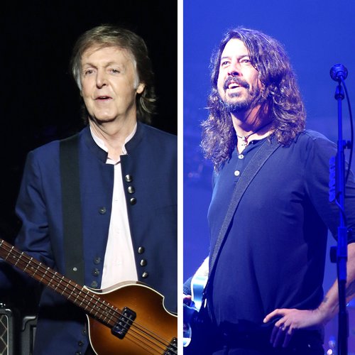 Paul McCartney and Dave Grohl 