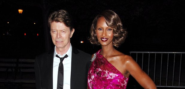 David Bowie and Iman in 2016