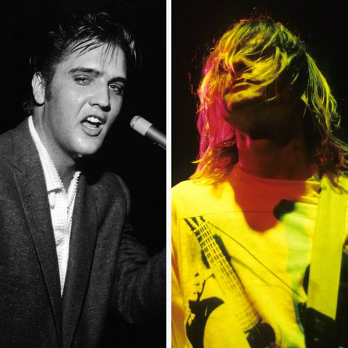 Elvis and Nirvana's Kurt Cobain