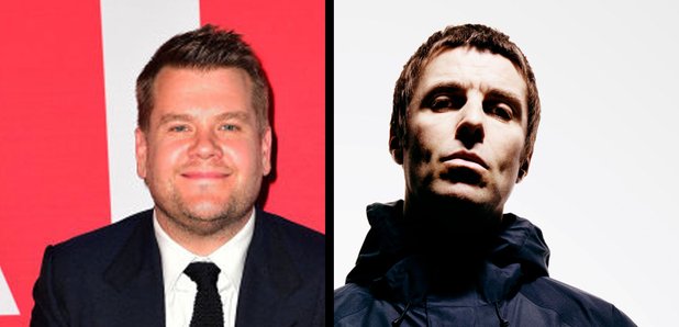 James Corden and Liam Gallagher