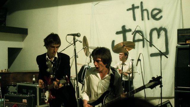 The Jam performing in 1976