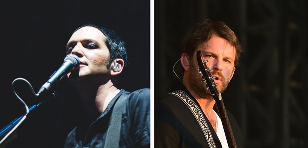 Placebo's Brian Molko and Kings Of Leon's Caleb Fo