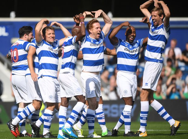 Team Ferdinand celebrate winning the match!