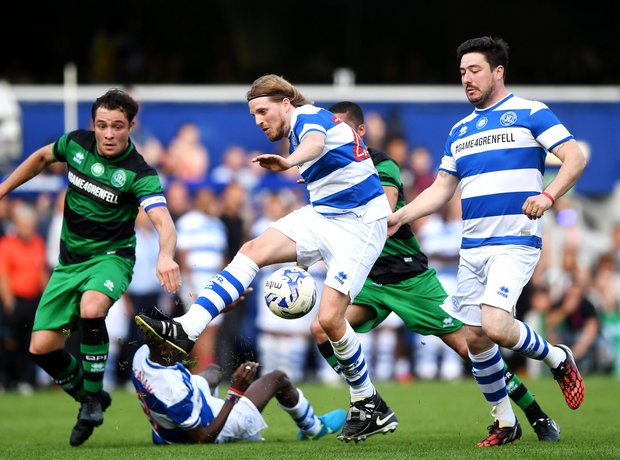 Kasabian's Chris Edwards equalised, leaving the sc