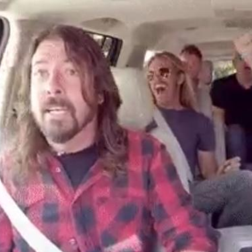Foo Fighters gif Carpool Karaoke The Late Late Sho