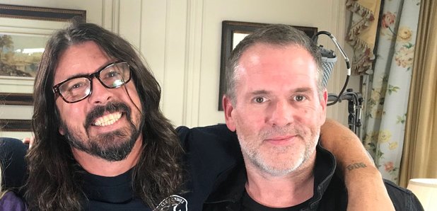 Dave Grohl and Chris Moyles 