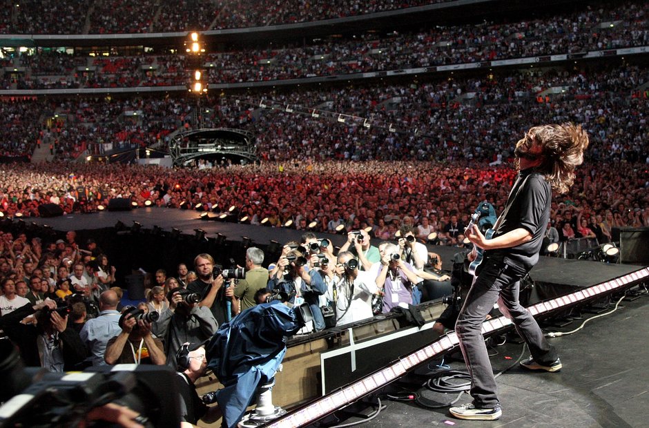 Dave Grohl Foo Fighters Live Earth 7 July 2007