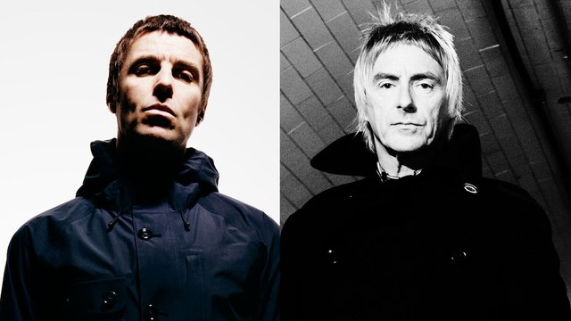 Liam Gallagher and Paul Weller press