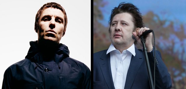 Liam Gallagher and Shane McGowan