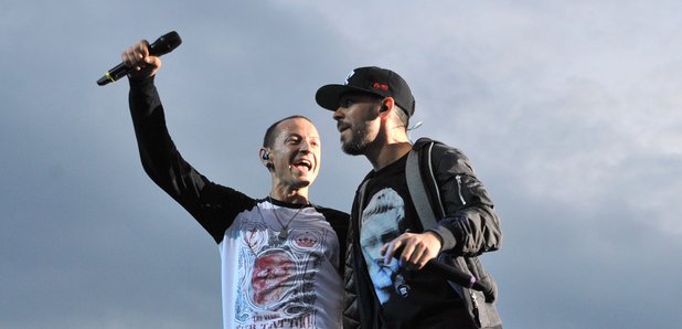 Chester Bennington and Mike Shinoda in 2014